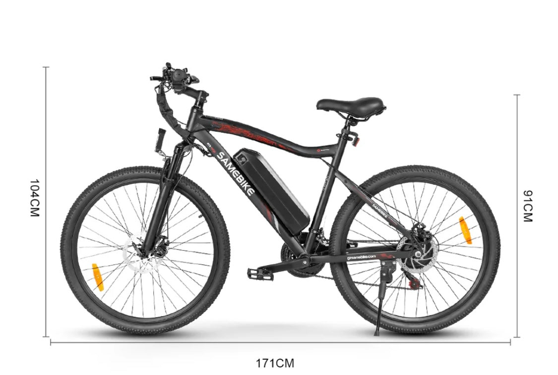 Vélo électrique de ville 500W | 26" | 35km autonomie | 32km/h | Shimano 21 vitesses