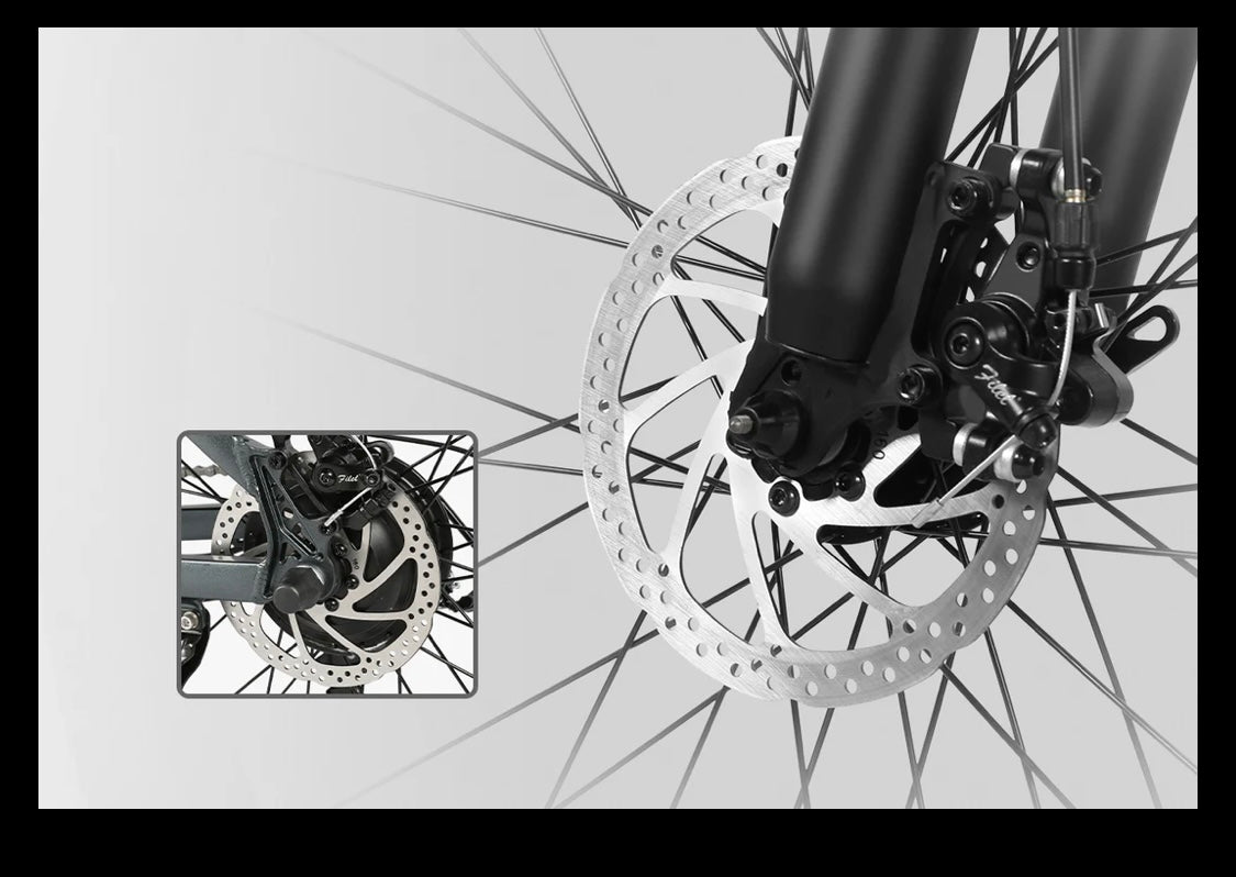 Vélo électrique de ville 500W | 26" | 35km autonomie | 32km/h | Shimano 21 vitesses