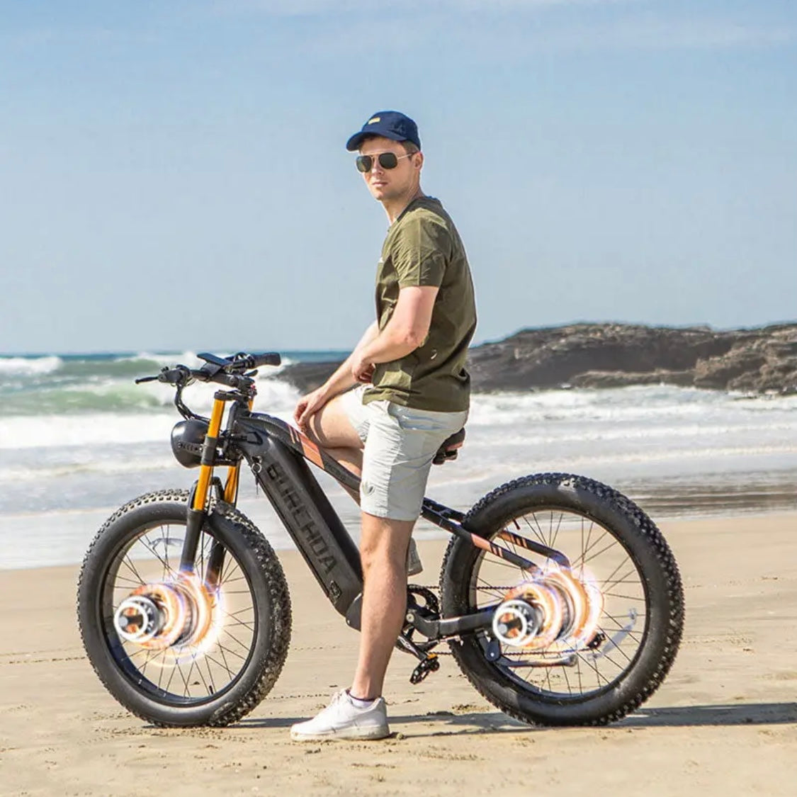 Écran LCD multifonction du vélo BURCHDA 2000W