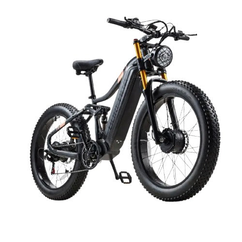 Vélo électrique BURCHDA 2000W tout-terrain avec pneus fat