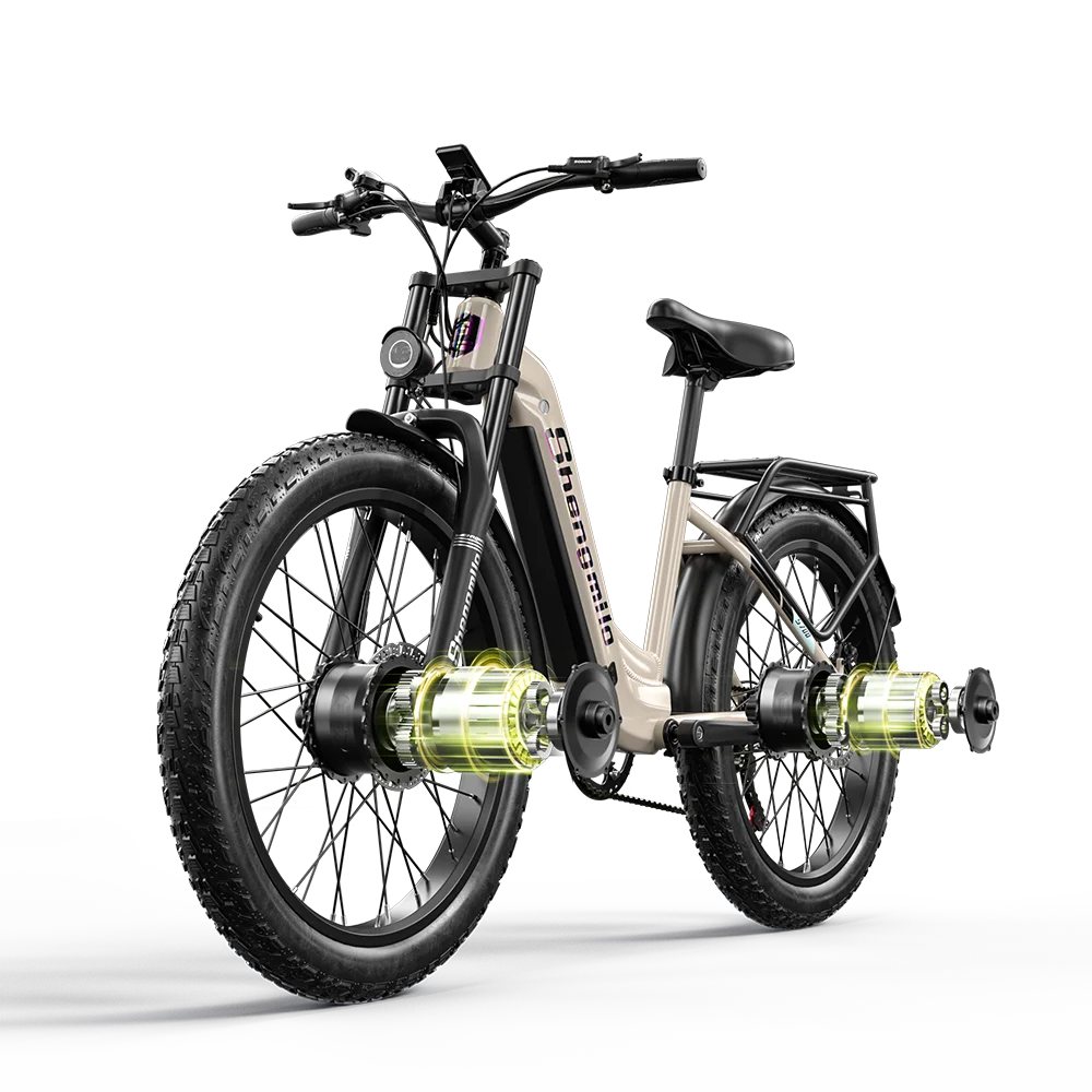 Double moteur 2x1000W sur vélo fatbike électrique