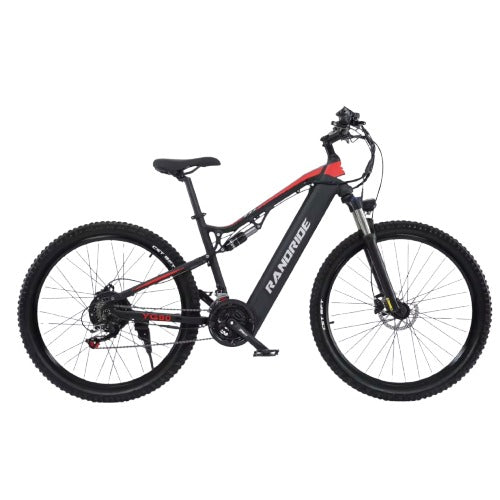 Vélo électrique de montagne 1000W | Double suspension | 27,5" | 90km | Shimano 21 vitesses
