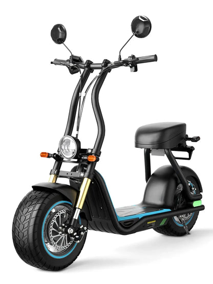 Trottinette électrique 1000W vue latérale