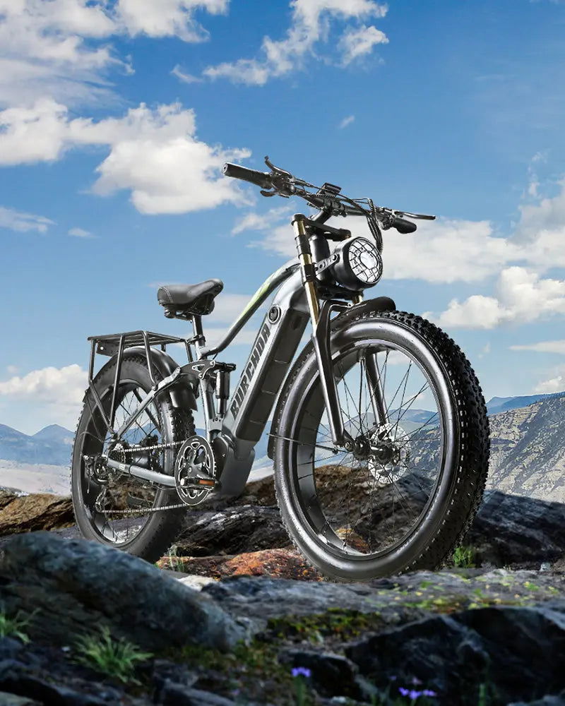 Vélo électrique de montagne pour adultes BURCHDA RX80 - Electric Bike Time