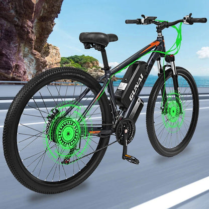 Vélo électrique de montagne pour adultes GUNAI GN29 - Electric Bike Time