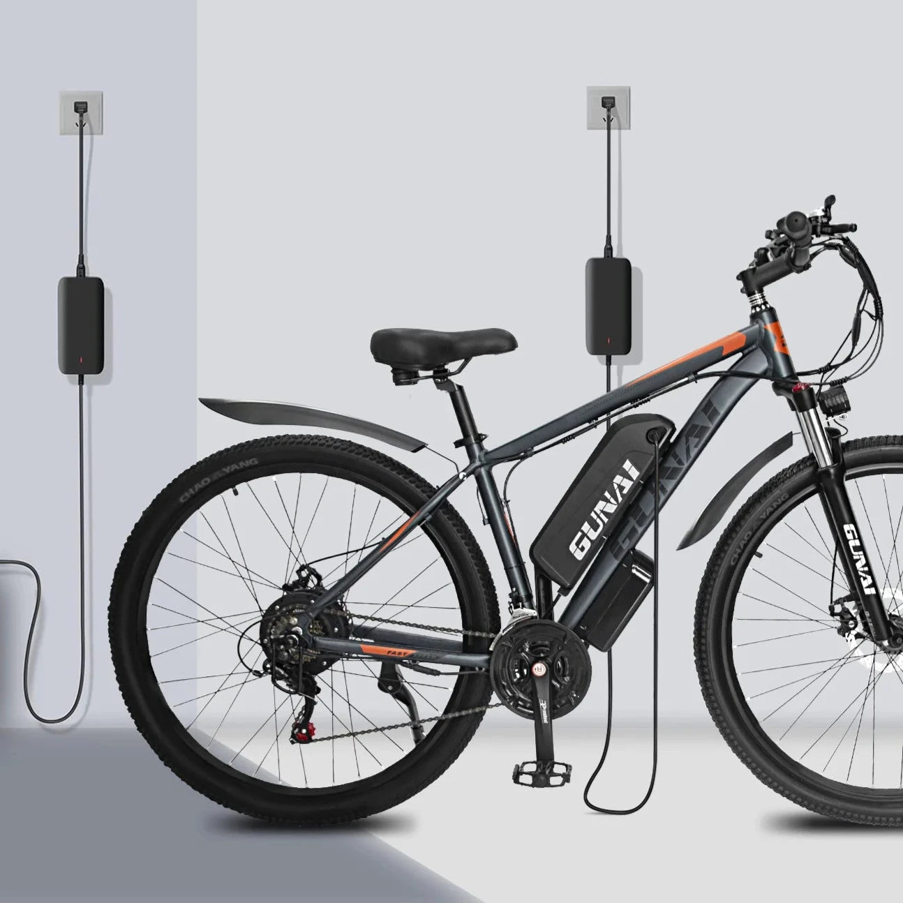 Vélo électrique de montagne pour adultes GUNAI GN29 - Electric Bike Time