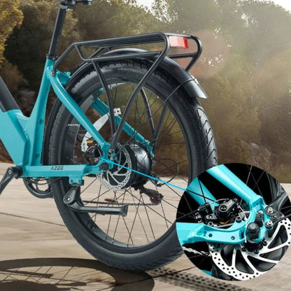 Vélo électrique de ville pneus larges BURCHDA AZ26 - Electric Bike Time