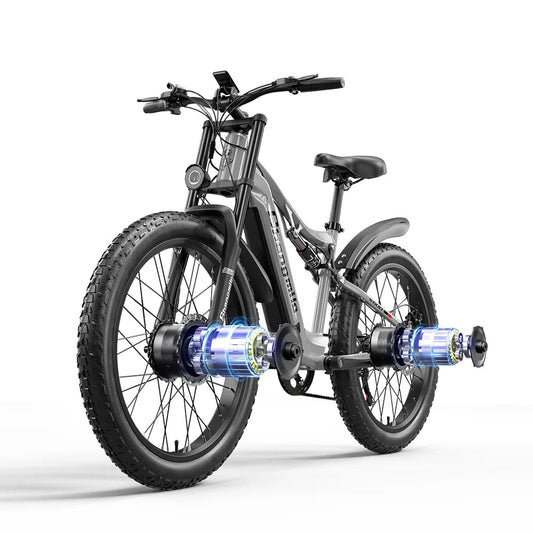 Vélo électrique rétro 26 pouces 2000W Shengmilo S600 - Electric Bike Time